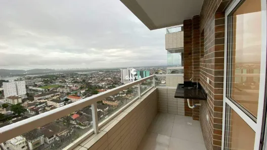 Apartamento com 2 Quartos para alugar, 56m² no Centro, São Vicente