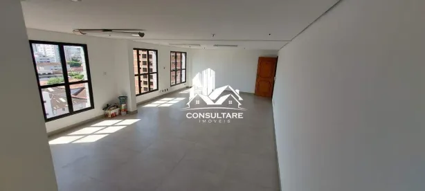 Sala Comercial com 1 Quarto para alugar, 57m² no Boqueirão, Santos