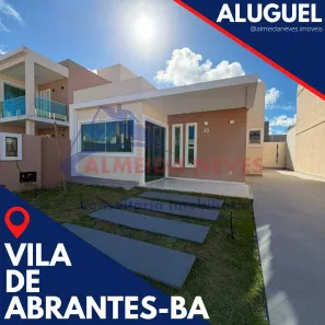 Casa com 2 Quartos para alugar, 69m² no Nova Abrantes (Abrantes), Camaçari