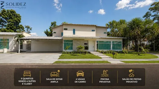 Casa de Condomínio com 5 Quartos à venda, 600m² no Ponta Negra, Manaus