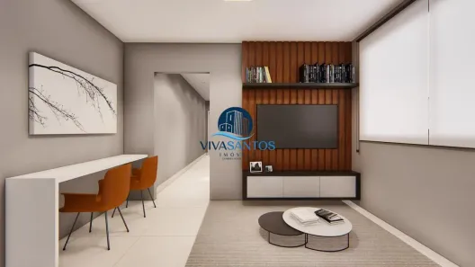 Apartamento com 2 Quartos à venda, 50m² no Macuco, Santos