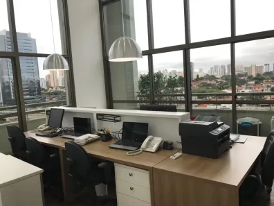Sala Comercial para alugar, 158m² no Cidade Monções, São Paulo