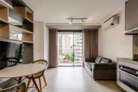 Apartamento com 1 Quarto para alugar, 42m² no Jardim das Bandeiras, São Paulo