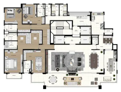 Apartamento com 4 Quartos à venda, 400m² no Moema, São Paulo