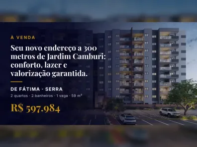 Apartamento com 2 Quartos à venda, 59m² no de Fátima, Serra