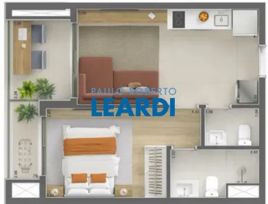 Apartamento com 1 Quarto à venda, 39m² no Cidade Monções, São Paulo