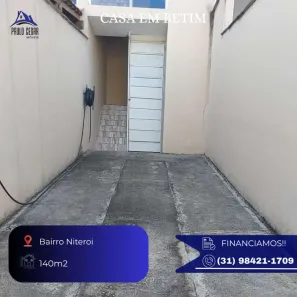 Casa com 2 Quartos à venda, 140m² no Niterói, Betim