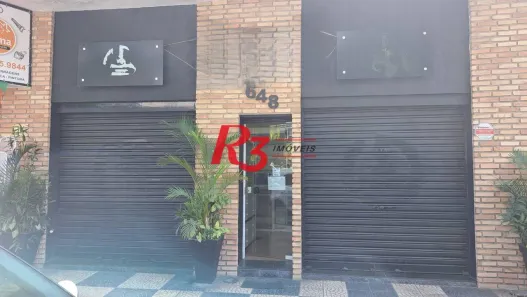 Ponto Comercial para alugar, 90m² no Marapé, Santos