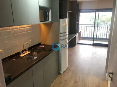Apartamento com 1 Quarto para venda ou aluguel, 27m² no Santo Amaro, São Paulo