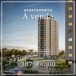 Apartamento com 2 Quartos à venda, 45m² no Morada de Laranjeiras, Serra