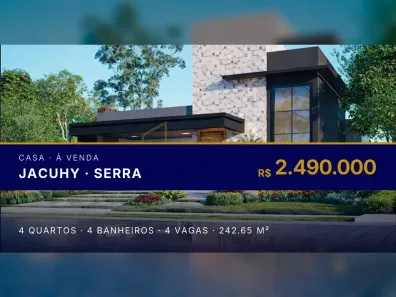 Casa com 4 Quartos à venda, 242m² no Jacuhy, Serra