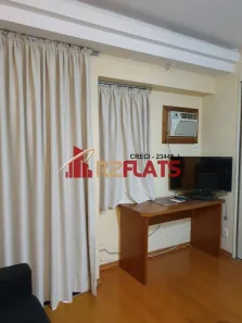 Flat com 1 Quarto para alugar, 36m² no Moema, São Paulo