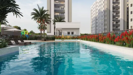 Apartamento com 2 Quartos à venda, 44m² no Industrial, Juiz de Fora