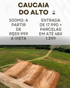 Lote/Terreno à venda, 500m² no Altos de Caucaia (Caucaia do Alto), Cotia
