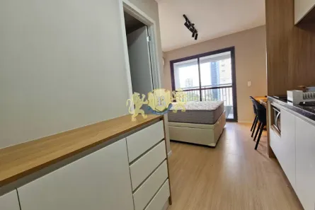 Flat com 1 Quarto à venda, 23m² no Cidade Monções, São Paulo