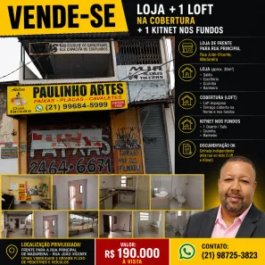 Ponto Comercial à venda, 80m² no Madureira, Rio de Janeiro
