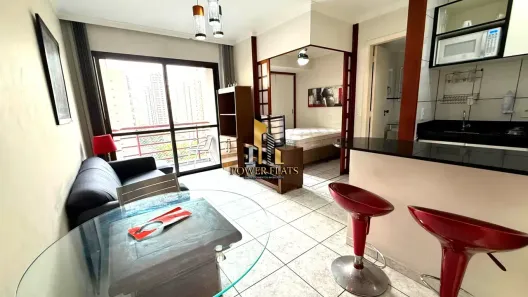 Apartamento com 1 Quarto para alugar, 35m² no Moema, São Paulo