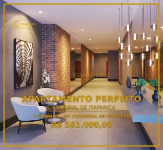 Apartamento com 2 Quartos à venda, 47m² no Coqueiral de Itaparica, Vila Velha