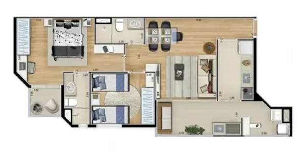 Apartamento com 2 Quartos à venda, 68m² no Ipiranga, São Paulo