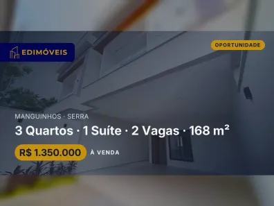 Casa com 3 Quartos à venda, 168m² no Manguinhos, Serra