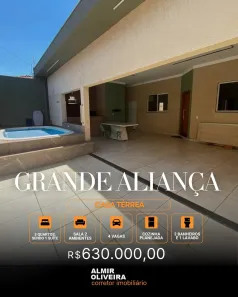 Casa com 3 Quartos à venda, 152m² no Jardim Grande Aliança, Sertãozinho
