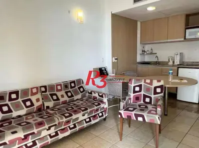 Flat com 1 Quarto para alugar, 42m² no Boqueirão, Santos