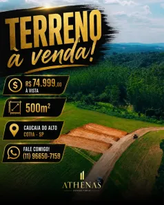 Lote/Terreno à venda, 500m² no dos Mendes (Caucaia do Alto), Cotia