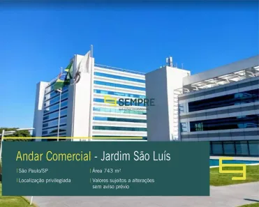 Imóvel Comercial para alugar, 743m² no Jardim São Luís, São Paulo