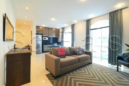 Apartamento com 1 Quarto para alugar, 72m² no Jardim Paulista, São Paulo