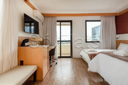 Flat com 1 Quarto para alugar, 29m² no Pinheiros, São Paulo