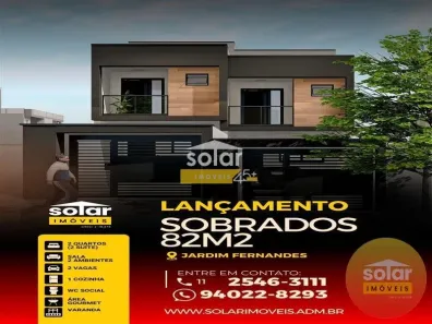 Sobrado com 2 Quartos à venda, 82m² no Jardim Fernandes, São Paulo