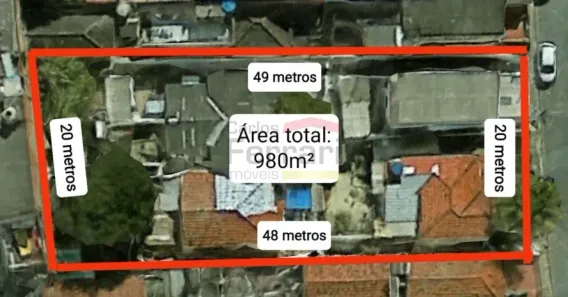 Lote/Terreno à venda, 442m² no Vila Celeste (Zona Leste), São Paulo
