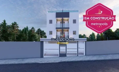 Apartamento com 2 Quartos à venda, 52m² no Vila Metalúrgica, Santo André