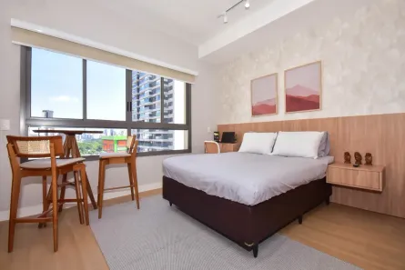 Apartamento com 1 Quarto à venda, 25m² no Brooklin Paulista, São Paulo