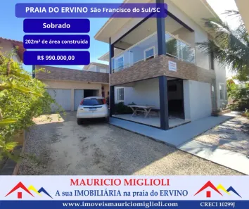 Casa com 4 Quartos à venda, 202m² no Praia do Ervino, São Francisco do Sul