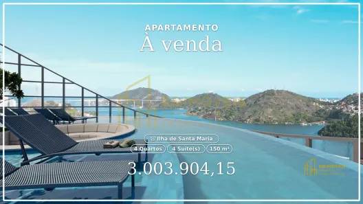 Apartamento com 4 Quartos à venda, 150m² no Ilha de Santa Maria, Vitória