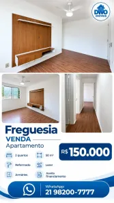 Apartamento com 2 Quartos à venda, 55m² no Freguesia (Jacarepaguá), Rio de Janeiro