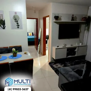 Apartamento com 2 Quartos à venda, 45m² no Parque das Cachoeiras, Valparaíso de Goiás