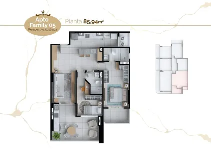 Apartamento com 2 Quartos à venda, 62m² no Umarizal, Belém