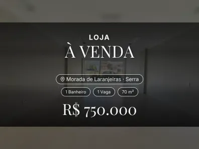 Ponto Comercial à venda, 70m² no Morada de Laranjeiras, Serra