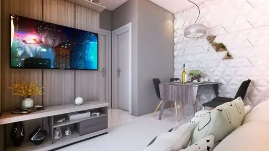 Apartamento com 2 Quartos à venda, 55m² no Guilhermina, Praia Grande