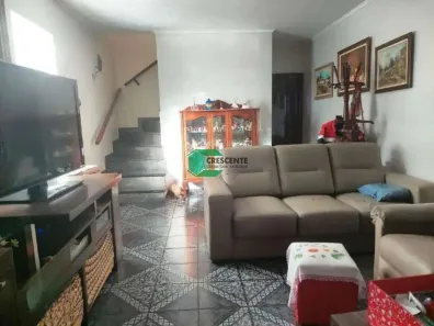Sobrado com 3 Quartos à venda, 123m² no Vila Scarpelli, Santo André
