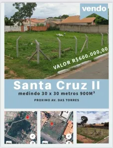 Lote/Terreno à venda, 900m² no Santa Cruz, Cuiabá