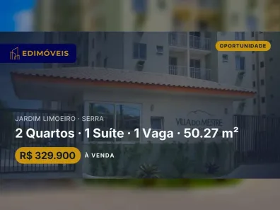 Apartamento com 2 Quartos à venda, 50m² no Jardim Limoeiro, Serra