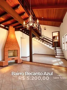 Casa com 3 Quartos para alugar, 450m² no Recanto Azul, Botucatu