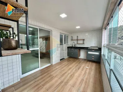 Apartamento com 3 Quartos para alugar, 119m² no Canto do Forte, Praia Grande