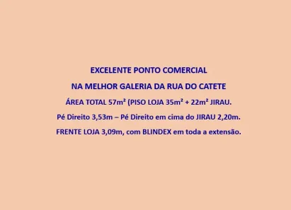 Ponto Comercial para alugar, 57m² no Catete, Rio de Janeiro