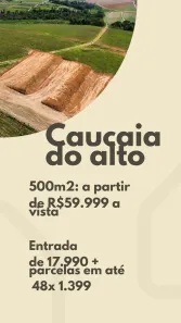 Lote/Terreno à venda, 500m² no Altos de Caucaia (Caucaia do Alto), Cotia