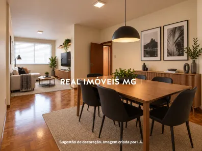 Apartamento com 3 Quartos para alugar, 90m² no Sion, Belo Horizonte