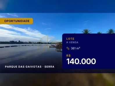 Lote/Terreno à venda, 361m² no Parque das Gaivotas, Serra